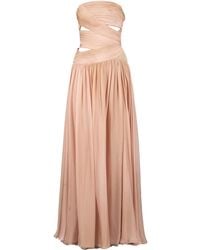 Elie Saab - Printed Chiffon Gown - Lyst