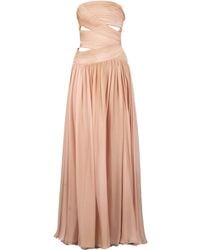 Elie Saab - Printed Chiffon Gown - Lyst