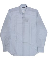 Corneliani - French Collar Long-Sleeve Shirt - Lyst