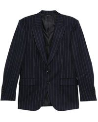 Tom Ford - Pinstripe Wool Jacket - Lyst