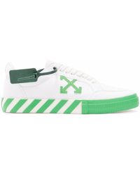 Off-White c/o Virgil Abloh Low Vulcanized Canvas Sneakers - White