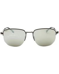 BOSS - Geometric-Frame Sunglasses - Lyst