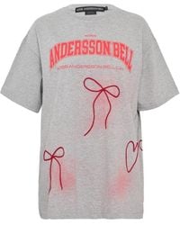 ANDERSSON BELL - Ribbon-Embroidery Spray T-Shirt - Lyst
