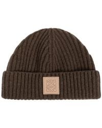Loewe - Cashmere Beanie Hat - Lyst