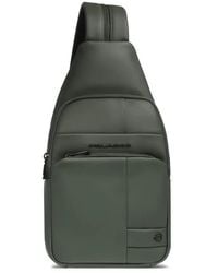 Piquadro - Adjustable Shoulder Strap Messenger Bag - Lyst