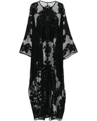 Norma Kamali - Lace Maxi Dress - Lyst