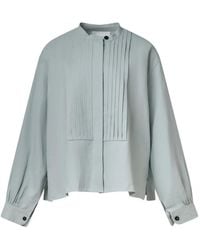 Jil Sander - Blouse Met Geplooid Detail - Lyst