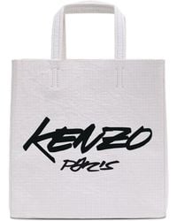 KENZO - Small Smooth-Leather Tote Bag - Lyst