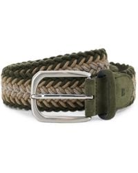 BOGGI - Woven Stretch Wool Blend Belt - Lyst