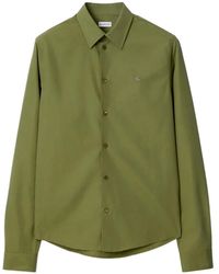 Burberry - Cotton Poplin Ekd Shirt - Lyst