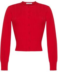 Adam Lippes - Crew-Neck Cardigan - Lyst