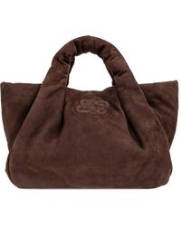 Munthe - Lixia Ruched Tote Bag - Lyst