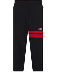 Gcds - Logo-Print Stripe-Detail Pants - Lyst
