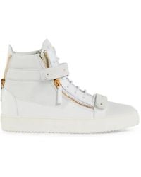 Giuseppe Zanotti - Coby Patent Leather Sneakers - Lyst