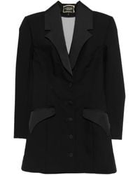 MITILIANE COUTURE - Robe Courte À Rose Brodée - Lyst
