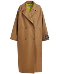 Essentiel Antwerp - Logo-Patch Double-Breasted Coat - Lyst