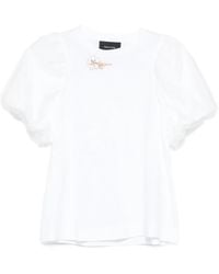 Simone Rocha - Puff-Sleeve T-Shirt - Lyst
