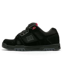 DC Shoes - Stag Panelled Logo-Patch Sneakers - Lyst