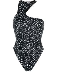 Stella McCartney - Star-print Cut-out Swimsuit - Lyst