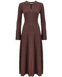Jonathan Simkhai - Genna Ribbed-Knit Midi Dress - Lyst