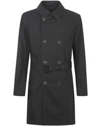 Herno - Double-Breasted Trench Coat - Lyst