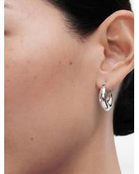 Yoj - Mini Falin Chubby Hoop Earrings - Lyst