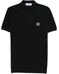 Stone Island - Short-Sleeve Patch Polo Shirt - Lyst