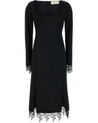 Blumarine - Abito Midi Con Rifinitura - Lyst
