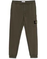 Stone Island - Compass-Badge Track Pants - Lyst