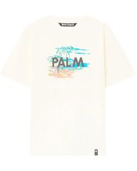 Palm Angels - Palm Island Graphic-Print T-Shirt - Lyst