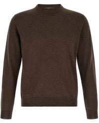 Zanone - Giro Pullover Mit Rundem Ausschnitt - Lyst