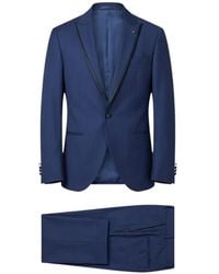 Luigi Bianchi - Satin-Trim Peaked-Lapel Suit - Lyst