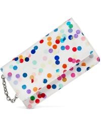 Maison Margiela - Confetti-Print On-Chain Wallet - Lyst
