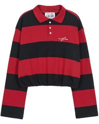 Marge Sherwood - X Peanuts Striped-Pattern Polo Shirt - Lyst