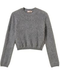 Twinset - Brushed Crew-Neck Sweater - Lyst