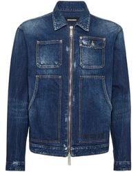 DSquared² - Giacca Denim Con Zip - Lyst