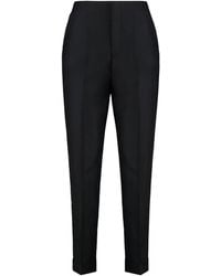 Alberta Ferretti - Hose mit Bundfalten - Lyst