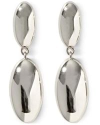 Otiumberg - Oorbellen Met Hanger - Lyst