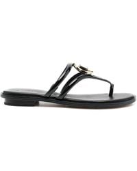 MICHAEL Michael Kors - Sandalen Mit Logo-Schild - Lyst