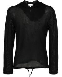 Courreges - Mesh Trui Met Logopatch - Lyst