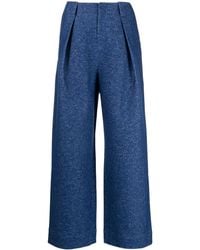 Adererror - Pleat-Detail Straight-Leg Trousers - Lyst