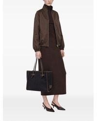 Gianni Chiarini - Marcella Spiga Herringbone-Pattern Knotted-Strap Tote Bag - Lyst
