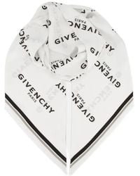 Givenchy - Maxi Shadow Logo-Print Bandeau Scarf - Lyst