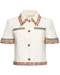Cinq À Sept - Fringed Collared Jacket - Lyst