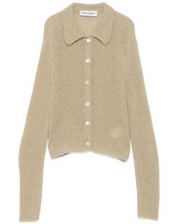 Our Legacy - Fuzzy-Knit Collared Cardigan - Lyst