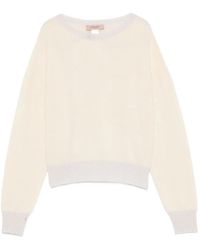 Twinset - Boat-Neck Wool-Cashmere Blend Sweater - Lyst