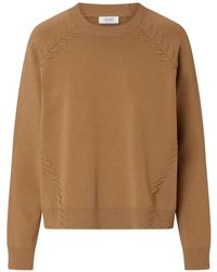 Liu Jo - Boxy Sweater With Braided Details - Lyst