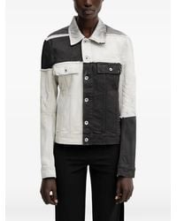 Rick Owens - Trucker Patchwork Raw-Cut Jacket - Lyst