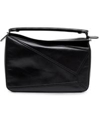 Loewe - Large Puzzle Panelled Tote Bag - Lyst