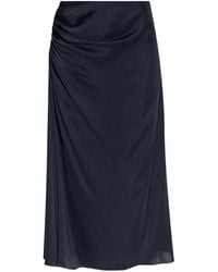 Theory - Gedrapeerde Midi-Rok - Lyst
